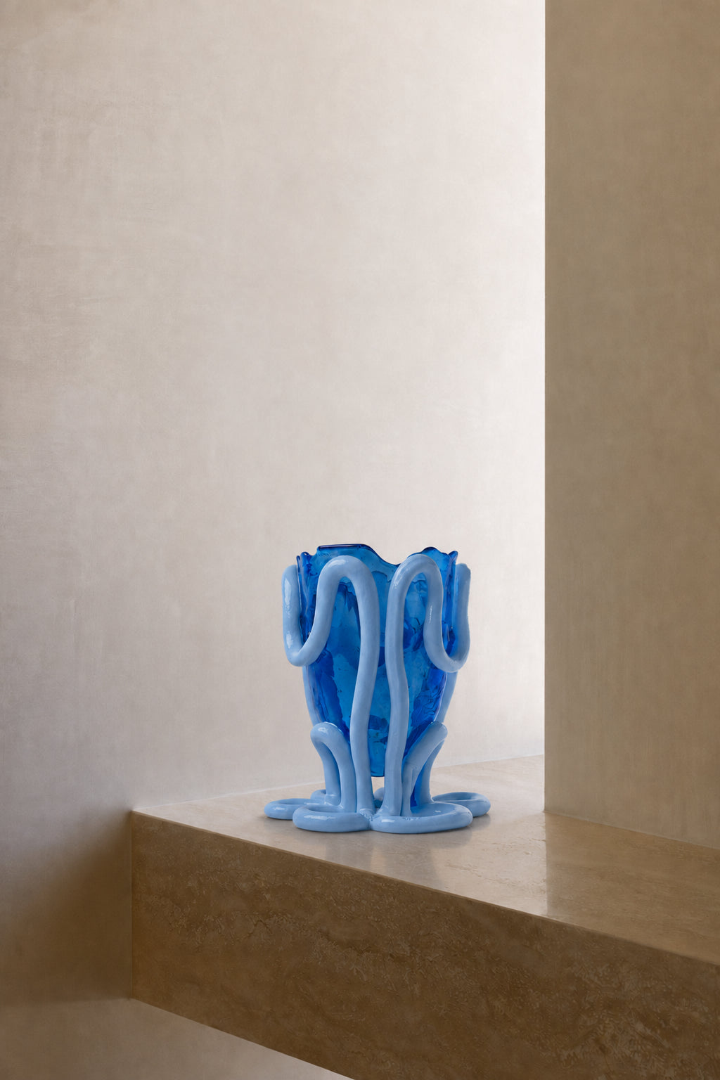 Indian Summer Vase - Blue/ Light blue