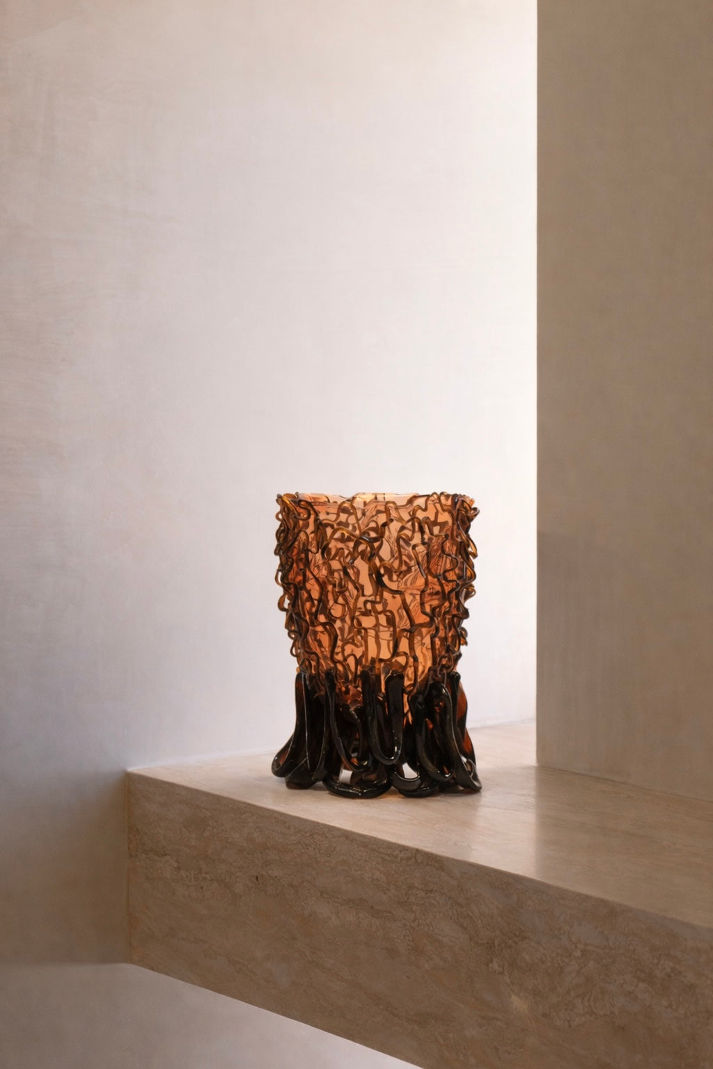 Medusa Vase - Nude/Coffee