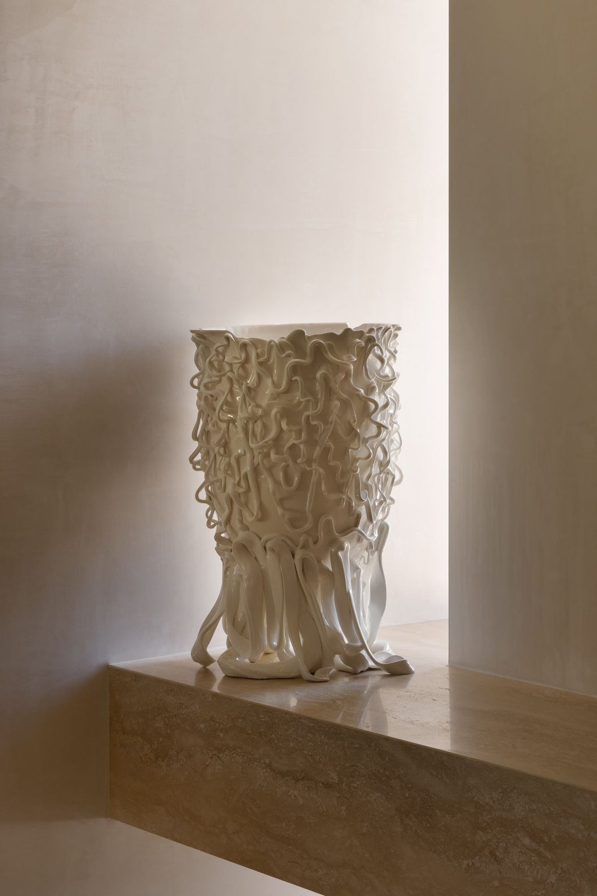 Medusa Vase - White